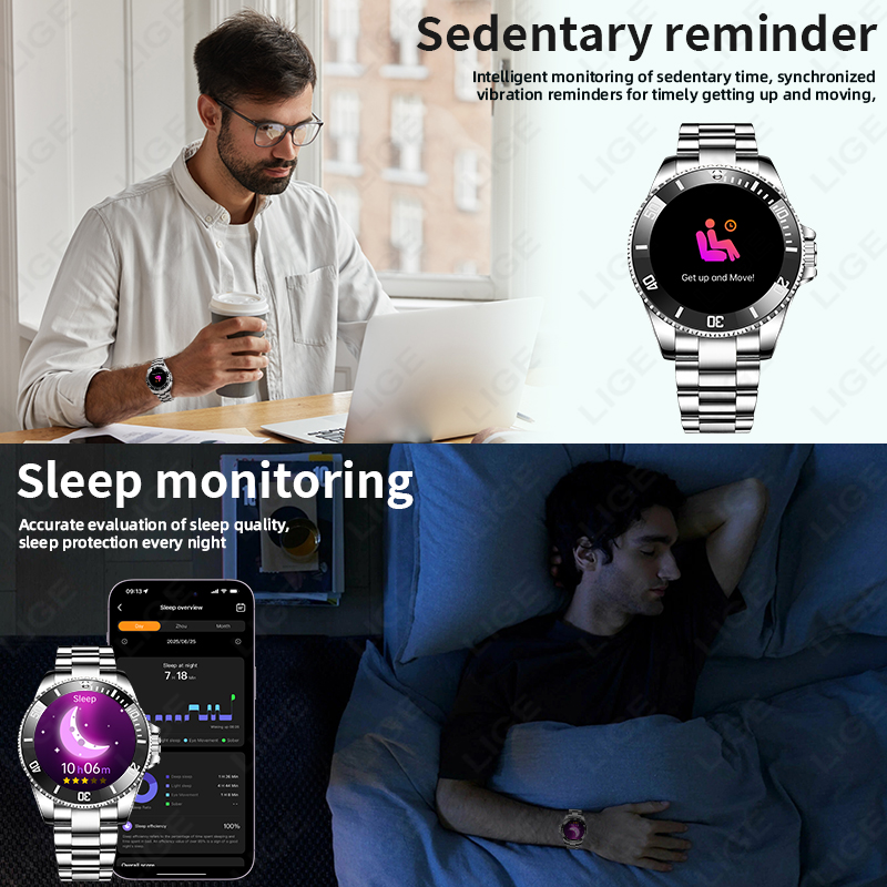 LIGE新型高級スマートウォッチ、ギフトに最適、ダイヤルで通 - Japanese Active Lifestyle のレビューと価格