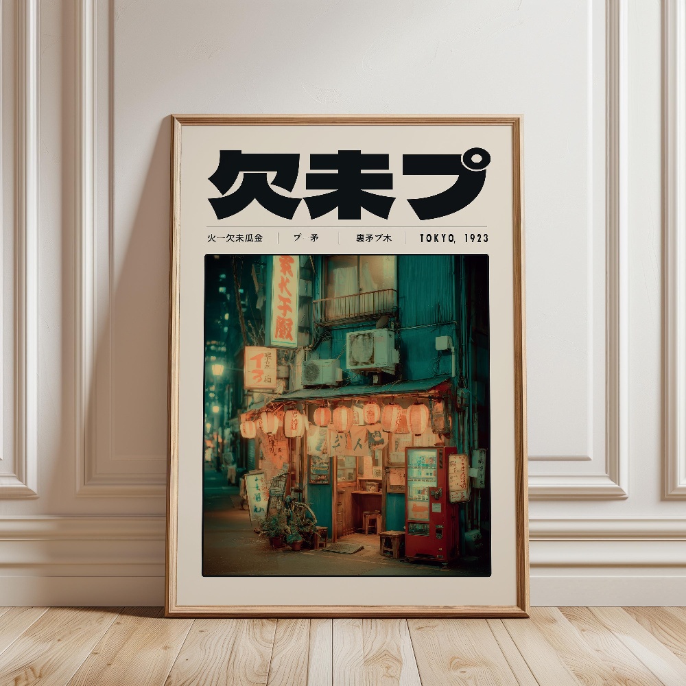日本のレトロなヴェイパーウェーブポスター東京 1923 Y2 - Japanese Culture Lifestyle のレビューと価格